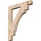Ekena Millwork Merced Block Smooth Bracket, Douglas Fir, 3 1/2"W x 30"D x 36"H BKT04X30X36MRC05SDF - alternate 1